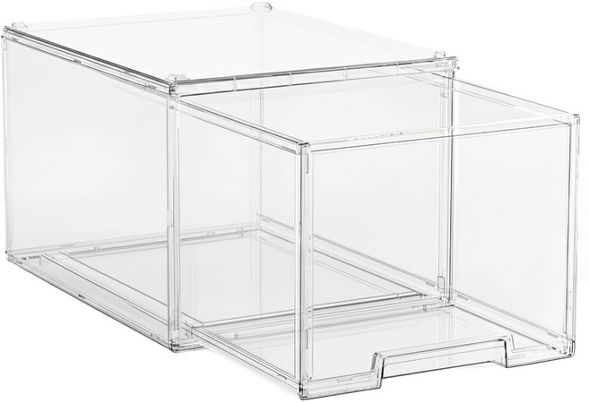 풀라이프 슬라이딩 팬트리정리함, 1개, 투명