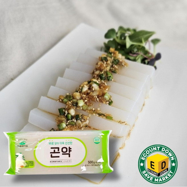 동양식품 묵곤약, 500g, 6개