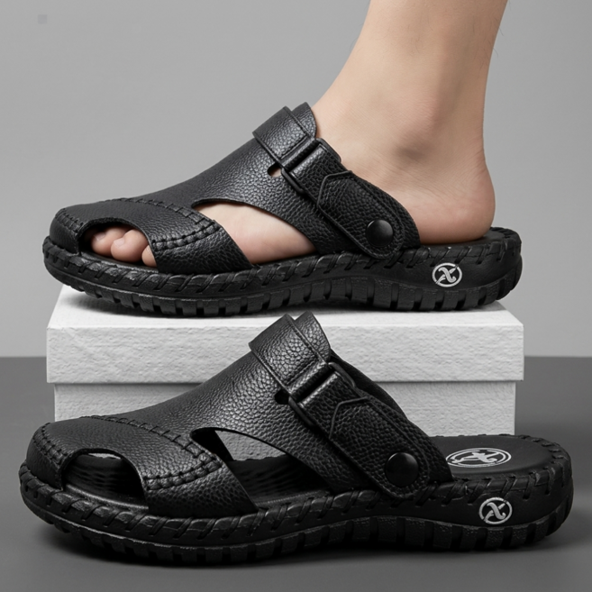 바른보행연구소 남자 발편한 슬리퍼 샌들 미끄럼방지