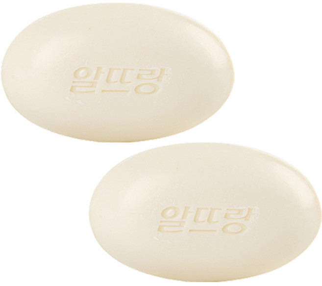알뜨랑비누 화이트 ( 130g X 40개입 ) 사우나 골프장 대용량비누