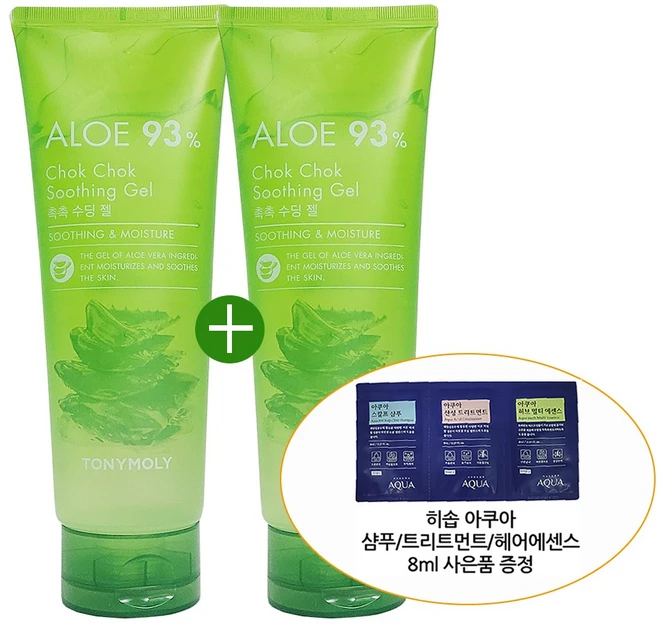 토니모리 알로에93% 촉촉 수딩젤 250ml 1+1 사은품증정, 1개 - 쿠팡