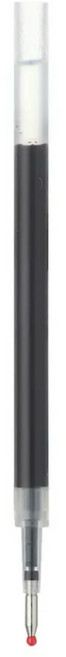 MUJI 젤잉크 노크식 볼펜 리필 0.5mm, 3개, 블랙