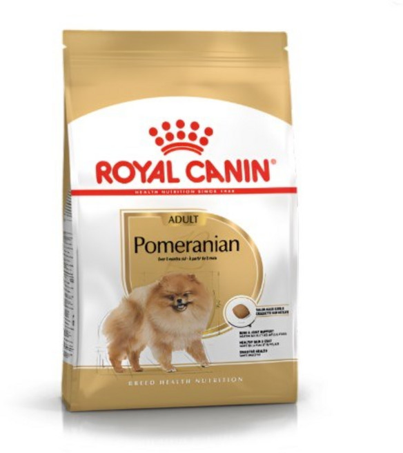 로얄캐닌 강아지사료 포메라니안 어덜트 1.5kg, 피부/피모, 3kg, 1개