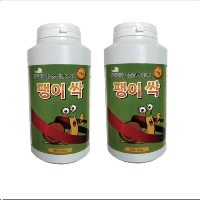팽이싹500g 2개 (달팽이 민달팽이 퇴치약), 10개, 1개입