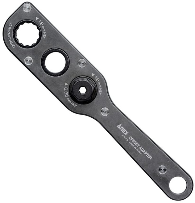 Annex (ANEX) 오프셋 어댑터 대변 19mm AOA-19, 1개