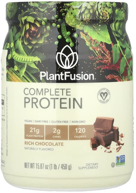 새해 건강을 선물하세요 PlantFusion 완전 단백질 진한 초콜릿 450g(1lb) 특별관리진행, PlantFusion완전단백질진한초콜릿450g1lb, 450g, 1개 - 쿠팡