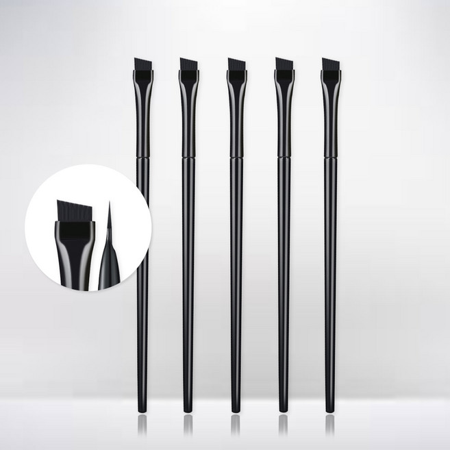 하루닷 슬림 메이크업 아이라이너 브러쉬, 5개, 블랙