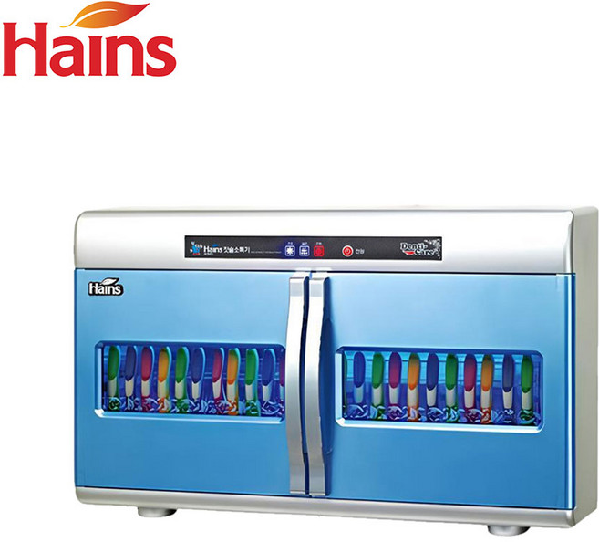 하인스 칫솔소독기 단체용 덴티케어 벽걸이형 48인용 HA-DT948, 블루