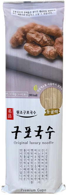 [제프몰] 구포국수 310g(자색고구마. 콩.시금치.소면.둥글레), 1개, 310g