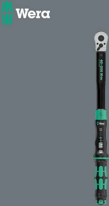 베라 Click-Torque Lock C 3 정밀 토크 렌치 12 사각 드라이브 40-200Nm 075692 WERA, 단품