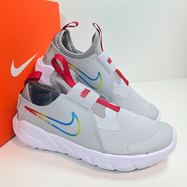 나이키 플렉스러너 키즈 운동화 PS 그레이 발편한 아동 신발 어린이 초등 끈없는 스니커즈