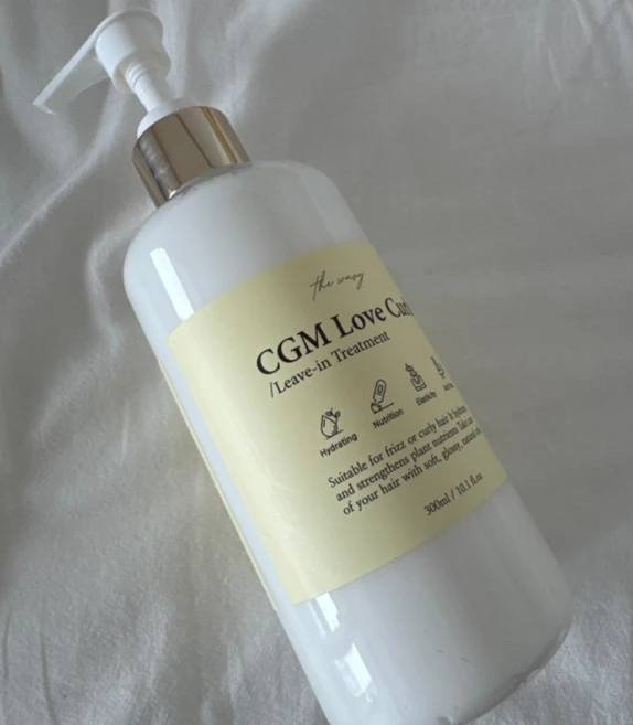 곱슬예찬 리브인 트리트먼트 CGM Love Curls (Lite : 모량이 적거나 머리카락 얇은 타입), 2개, 300ml - 쿠팡