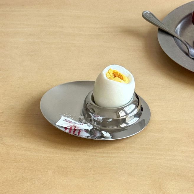 스테인레스304 에그플레이트 에그스탠드, 1개, 실버