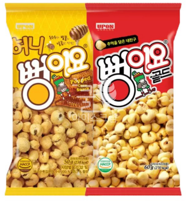 [2개묶음] 뻥이요 2종세트 (뻥이요골드+허니뻥이요) 1개 뻥이요골드 jj0*78741EK, 50g, 1