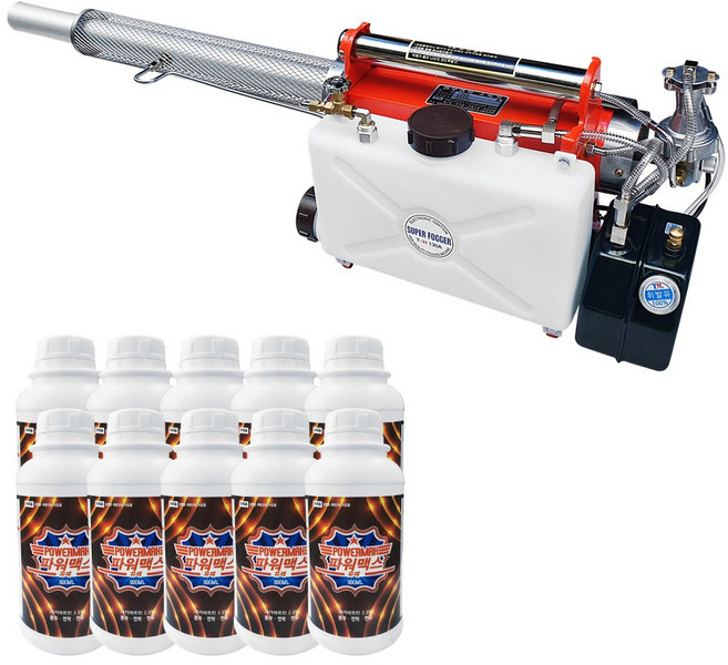 태흥 연막기 TH-130A + 살충제 파워맥스 500 1000ml 10개 묶음, TH-130A + 파워맥스 500ml*10개, 1개