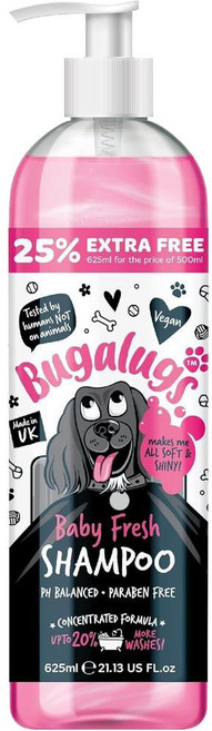 BUGALUGS Baby Fresh Dog Shampoo 버가럭스 베이비 프레쉬 도그 샴푸, 2개, 625ml
