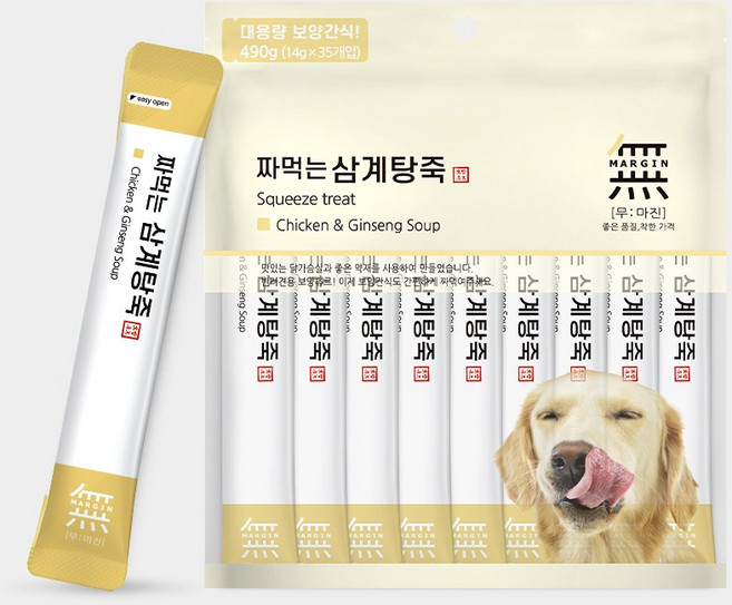 무마진) 짜먹는 삼계탕죽, 치킨, 490g, 1개