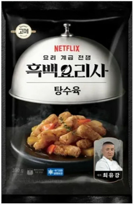 (냉동)[고메]흑백요리사 탕수육, 2개, 390g