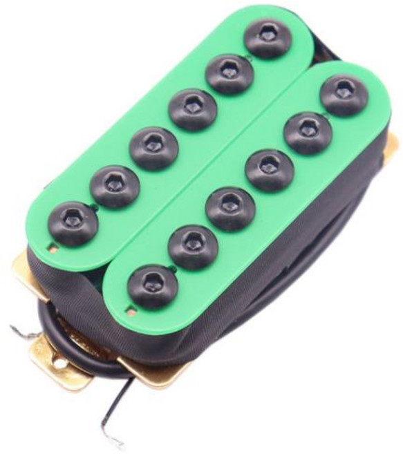 일렉트릭 기타 픽업 브리지 또는 넥 험버커 인베이더 스타일 9 컬러 1 개, [14] 1pcs Green Bridge, 1개