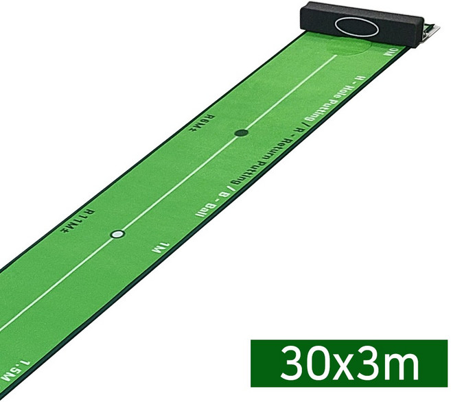 파크골프겸용 장거리 퍼팅매트 퍼팅연습기 퍼터 매트, 1개, 2.일반 골프 퍼팅용품 포함