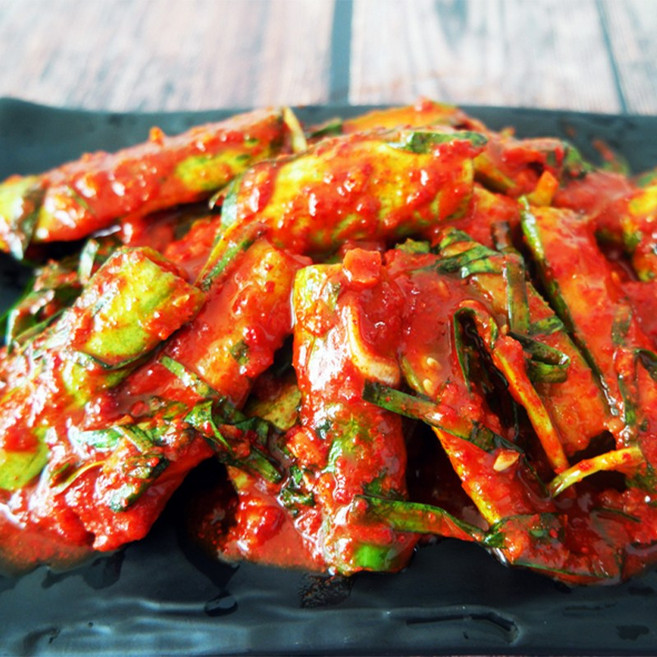 핵폭탄김치 핵폭탄오이김치 실비 오이소박이 입문용(중간 매운맛), 1kg, 1개