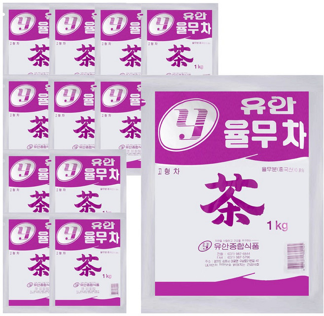 자판기용 유안 율무차 1kg 12입, 12개입, 1박스
