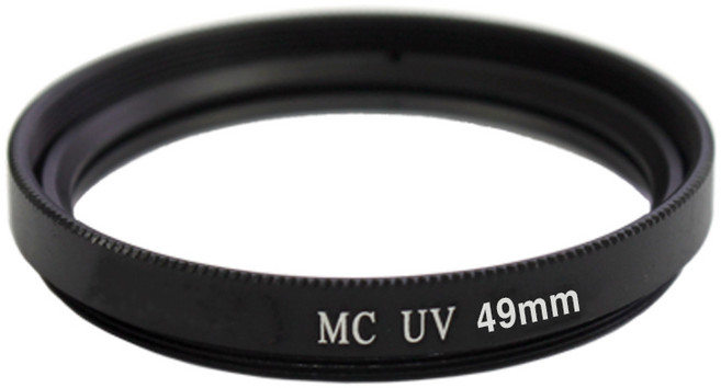 소니 SEL50F18 호환용 49mm MCUV 필터/allda74, 1개