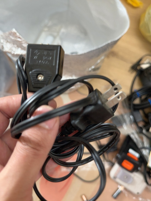 JET 125V 7A 電源線 線材結實 插頭緊固 功能正常, 1個