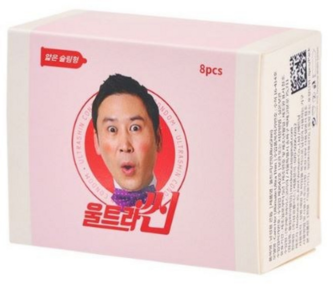 신동엽 얇은 슬림형 콘돔 울트라씬 아주 얇은 콘돔 8p Ultimate ultrathin condom, 1개, 8개입