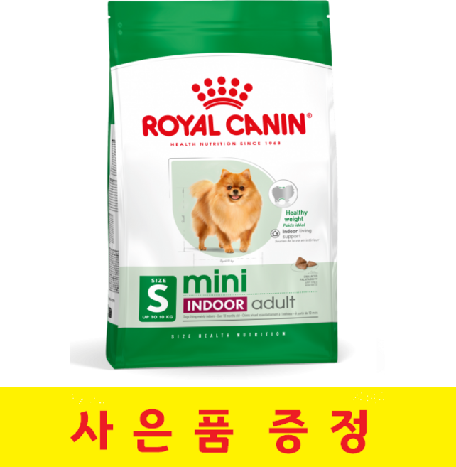 로얄캐닌 독 미니 인도어 어덜트 + 사은품, 3kg, 1개, 닭