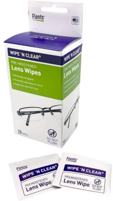 Flents Wipe 'N Clear 물티슈 (혼합형 20매입) 미국산 - 쿠팡