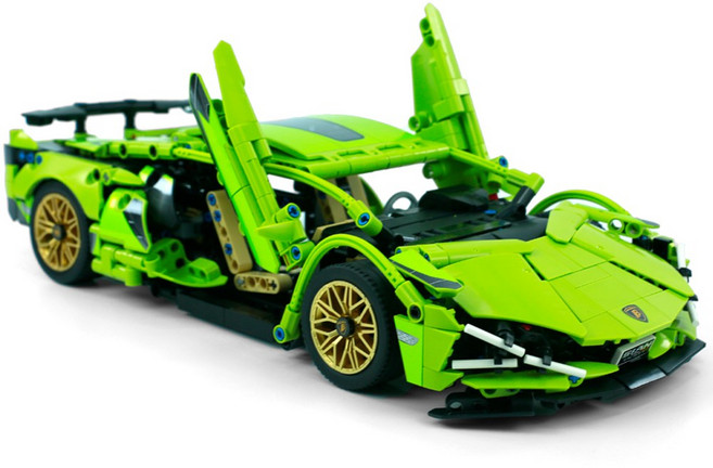 람보르기니 시안 블록 호환블럭 장난감 모형 장식품 선물 [LED라이트 앤 RC기능 선택가능]+[KC완료]+[재고있음/빠른출고], 오리지널+리모컨LED라이트, 1개