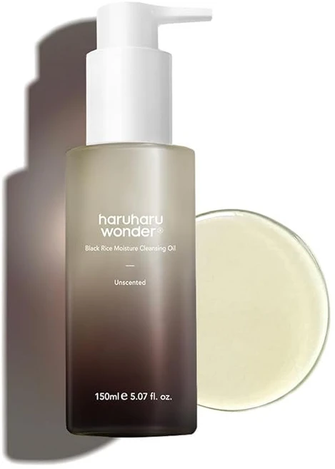 하루하루 원더 블랙라이스 모이스처 깊은 클렌징 기름 5.1 fl.oz / 150ml | 한국제 세안료 메이크업 떨어뜨림 비건 동물 실험 없음 호호바 씨 마카다미아 씨, 1개, 1g - 쿠팡