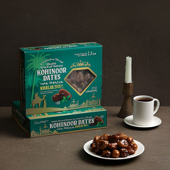 [25년 수입] 최상급 코이누르 대추야자 1kg, 2개