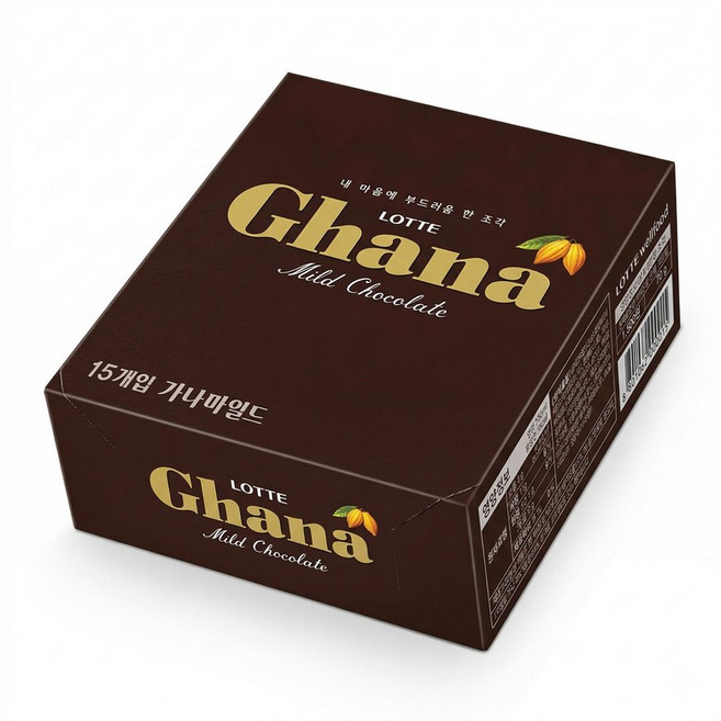 가나 마일드 초콜렛 34g 15개입 1개