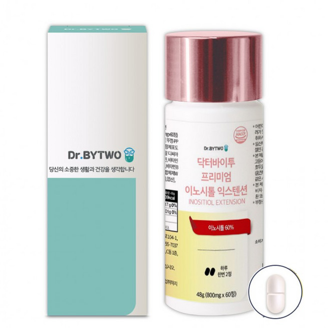 식물유래 닥터바이투 프리미엄 이노시톨 익스텐션, 1개, 60정