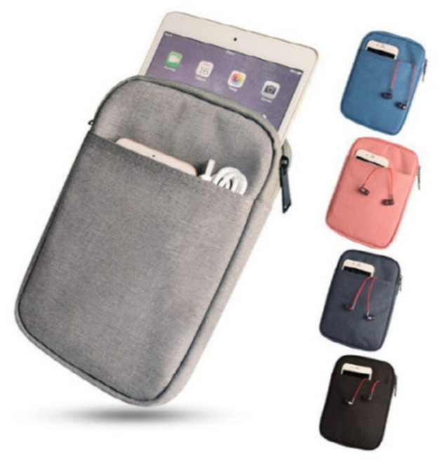 갤럭시탭 A S3 8인치 10인치 방수 태블릿 케이스 파우치, 네이비, 1개