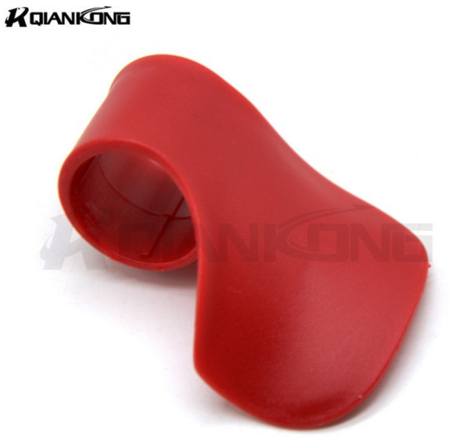 플라스틱 오토바이 스로틀 클램프 크루즈 보조 스로틀 부스터 가와사키 ER6N ER6F ER-6N ER-6F FZ6 FZ6-S2, [02] Red, 1개