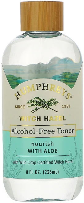 Humphreys Witch Hazel 알로에 함유 무알콜 토너 영양 8 fl oz (236 ml) 2팩, 1개, 236ml - 쿠팡