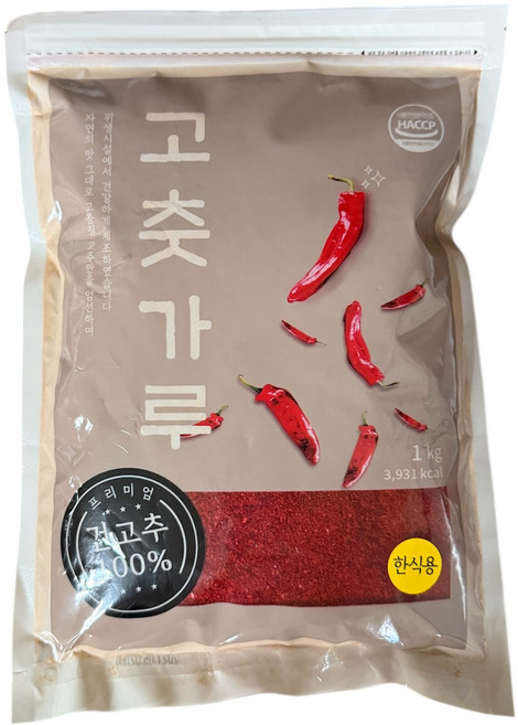 수환 고추가루 중국산 한식용 중간굵기 고춧가루 1kg, 1개
