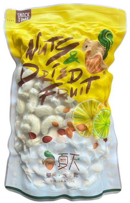 原味腰果 無調味無添加 低溫烘烤自然香甜 新品-600克(W210大顆), 1個