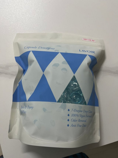 라브아 비건 실내건조 미세먼지 캡슐세제 30개입 1개