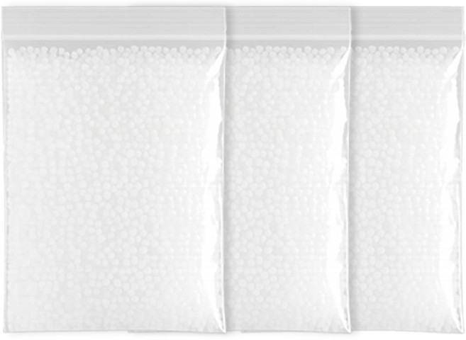 투데이리빙 300g 대용량 물에 녹는 플라스틱 투명 점토 diy 키링 만들기, 1세트, 화이트