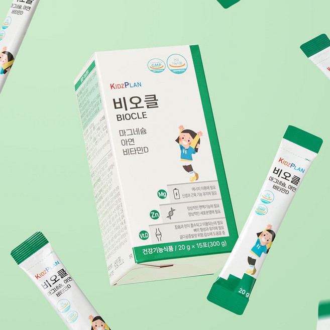 키즈플랜 비오클 어린이영양제, 1세트, 15회분