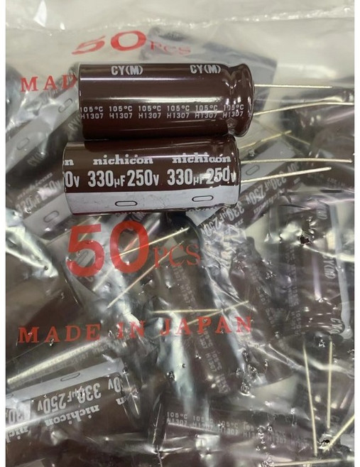 NICHICON 日製 電解電容 330uF 250V 尺寸 18*40mm 50入