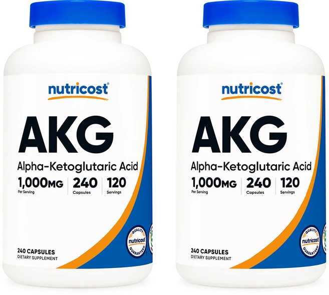 뉴트리코스트 AKG 1000MG 캡슐 240정 2병, 2개 - 쿠팡