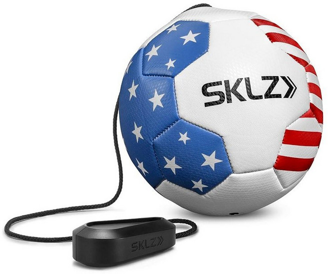 SKLZ Star-Kick 터치 축구 트레이너 - 청소년 플레이어를 위한 발차기 및 패스 연습 발과 눈의 협응력 패스 컨트롤 리듬 터치 기술 향상에 적합 사이즈 1, 미국