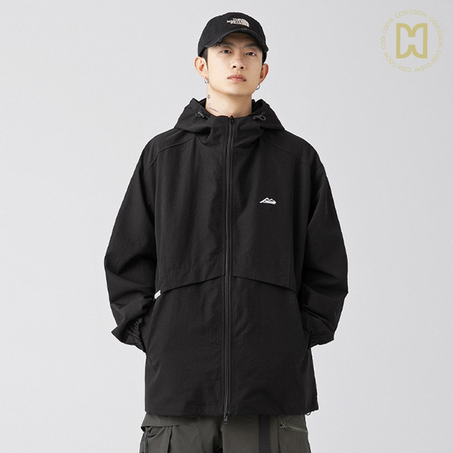 코디코치 남성 래킹 점퍼 바람막이 후드 집업 점퍼 아우터 봄 가을 자켓