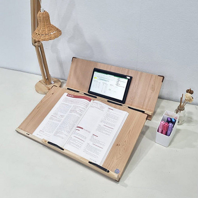 2단독서대 루미60 필기겸용 북스탠드 60M2 위즈독서대, 기본모드(2단 회전판 기본)