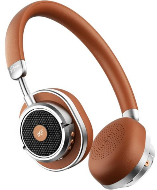 iKF 로나 레트로 클래식 액티브 노이즈 캔슬링 헤드폰 75시간 재생 3D 영화 및 저지연 게이밍 사운드 하이파이 바이오파이버 드라이버 클리어 콜 AUX 유선 모드블랙, Brown, 1개